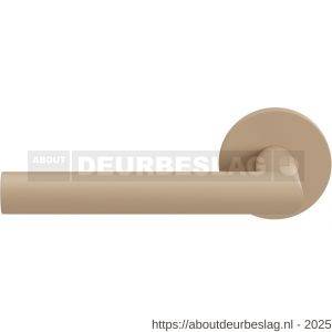 GPF Bouwbeslag Urban Jungle GPF115VRU1L L-haaks model 19 mm deurkruk gatdeel op rozet 53x6 mm linkswijzend Sand - R21008801 - afbeelding 1