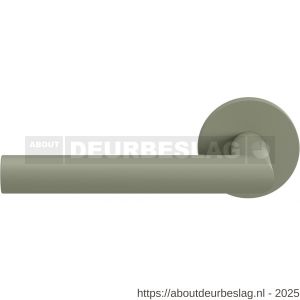 GPF Bouwbeslag Urban Jungle GPF115VRU2L L-haaks model 19 mm deurkruk gatdeel op rozet 53x6 mm linkswijzend Clay - R21008802 - afbeelding 1