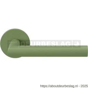GPF Bouwbeslag Urban Jungle GPF115VRU3 L-haaks model 19 mm deurkruk op rozet 53x6 mm Leaf - R21008799 - afbeelding 1