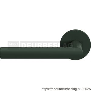 GPF Bouwbeslag Urban Jungle GPF115VRU4L L-haaks model 19 mm deurkruk gatdeel op rozet 53x6 mm linkswijzend Moss - R21008804 - afbeelding 1
