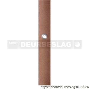 GPF Bouwbeslag Anastasius GPF1175.A2L blind langschild gatdeel rechthoekig 282x40x8,5 mm blind linkswijzend Bronze blend - R21012640 - afbeelding 1