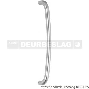 GPF Bouwbeslag RVS GPF9630.09 deurgreep GPF12 32x600/568 mm RVS geborsteld met enkel- en dubbelzijdige bevestiging - R21003332 - afbeelding 1