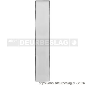 GPF Bouwbeslag RVS GPF1200.65L/R PC92 langschild gatdeel rechthoekig 218x40x8 mm zonder krukgat PC92 links-rechtsdraaiend RVS gepolijst - R21004128 - afbeelding 1