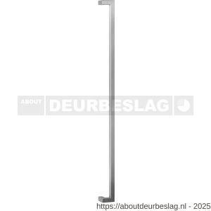 GPF Bouwbeslag RVS GPF9701.09.1000 deurgreep GPF13 verkropt 22x22x1000/978 mm RVS geborsteld met enkel- en dubbelzijdige bevestiging - R21011533 - afbeelding 1
