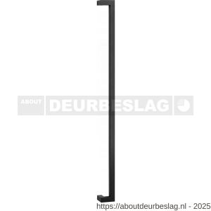 GPF Bouwbeslag ZwartWit GPF9701.61.1000 deurgreep GPF13 verkropt 22x22x1000/978 mm zwart met enkel- en dubbelzijdige bevestiging - R21011539 - afbeelding 1