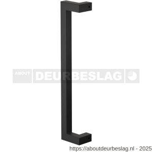 GPF Bouwbeslag ZwartWit GPF9701.61.0300 deurgreep GPF13 verkropt 22x22x300/278 mm zwart met enkel- en dubbelzijdige bevestiging - R21011534 - afbeelding 1