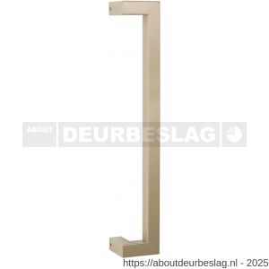 GPF Bouwbeslag Anastasius GPF9701.A4 deurgreep GPF13 verkropt 22x22x400/378 mm Champagne blend met enkel- en dubbelzijdige bevestiging - R21012344 - afbeelding 1