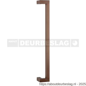 GPF Bouwbeslag Anastasius GPF9701.A2 deurgreep GPF13 verkropt 22x22x500/478 mm Bronze blend met enkel- en dubbelzijdige bevestiging - R21011554 - afbeelding 1