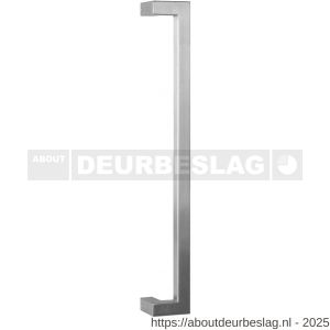 GPF Bouwbeslag RVS GPF9701.09.0500 deurgreep GPF13 verkropt 22x22x500/478 mm RVS geborsteld met enkel- en dubbelzijdige bevestiging - R21011530 - afbeelding 1
