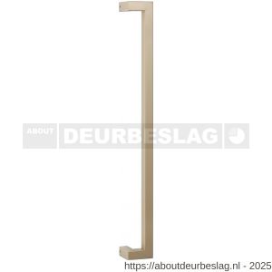 GPF Bouwbeslag Anastasius GPF9701.A4 deurgreep GPF13 verkropt 22x22x600/578 mm Champagne blend met enkel- en dubbelzijdige bevestiging - R21012346 - afbeelding 1