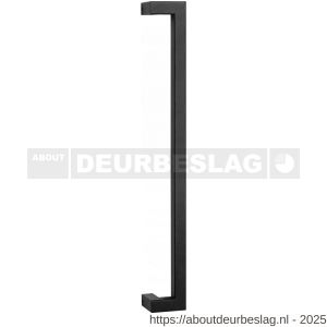 GPF Bouwbeslag ZwartWit GPF9701.61.0600 deurgreep GPF13 verkropt 22x22x600/578 mm zwart met enkel- en dubbelzijdige bevestiging - R21011537 - afbeelding 1