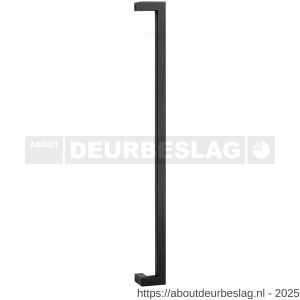 GPF Bouwbeslag ZwartWit GPF9701.61.0800 deurgreep GPF13 verkropt 22x22x800/778 mm zwart met enkel- en dubbelzijdige bevestiging - R21011538 - afbeelding 1