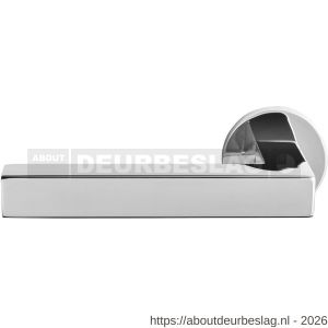 GPF Bouwbeslag RVS GPF1302.49-00L/R Zaki+ deurkurk gatdeel links-rechtswijzend op rond rozet RVS gepolijst - R21013829 - afbeelding 1