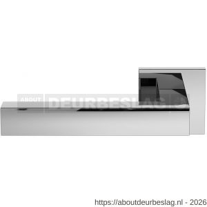 GPF Bouwbeslag RVS GPF1302.49-02L Zaki+ deurkurk gatdeel op vierkant rozet linkswijzend RVS gepolijst - R21013830 - afbeelding 1