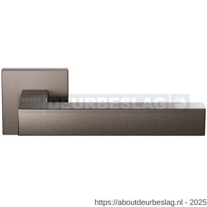 GPF Bouwbeslag Anastasius GPF1302.A1-02 R Zaki+ deurkruk gatdeel op vierkant rozet 50x50x8 mm rechtswijzend Dark blend - R21010031 - afbeelding 1