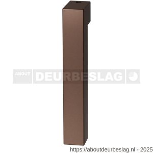 GPF Bouwbeslag Anastasius GPF1302KL/R Zaki+ raamkruk gatdeel korte nek links-rechtswijzend Bronze blend - R21012236 - afbeelding 1