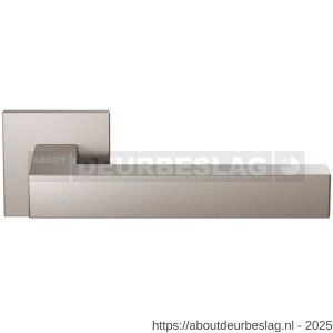 GPF Bouwbeslag Anastasius GPF1302.A3-02 R Zaki+ deurkruk gatdeel met vierkante rozet 50x50x8 mm rechtswijzend Mocca blend - R21010035 - afbeelding 1