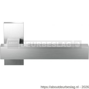 GPF Bouwbeslag RVS GPF1307.09-01 Toro+ deurkruk op rechthoekig rozet RVS 70x32x10 mm RVS geborsteld - R21009236 - afbeelding 1