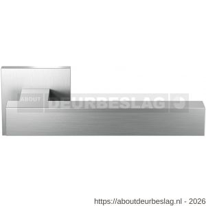GPF Bouwbeslag RVS GPF1307.09-02 Toro+ deurkruk op vierkant rozet RVS 50x50x8 mm RVS geborsteld - R21009237 - afbeelding 1