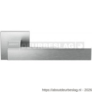 GPF Bouwbeslag RVS GPF1308.09-02 Zika deurkruk op vierkant rozet 50x50x8 mm RVS geborsteld - R21013833 - afbeelding 1
