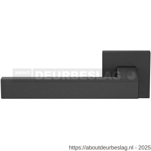 GPF Bouwbeslag ZwartWit GPF1308.61-02L Zika deurkruk op vierkant rozet 50x50x8 mm linkswijzend zwart - R21016572 - afbeelding 1