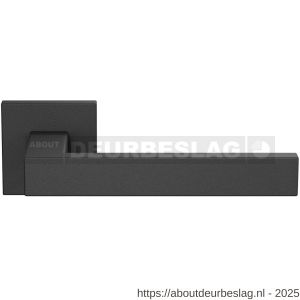 GPF Bouwbeslag ZwartWit GPF1308.61-02R Zika deurkruk op vierkant rozet 50x50x8 mm zwart - R21016573 - afbeelding 1