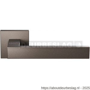 GPF Bouwbeslag Anastasius GPF1308.A1-02 Zika deurkruk op vierkant rozet 50x50x8 mm Dark blend - R21014456 - afbeelding 1