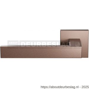 GPF Bouwbeslag Anastasius GPF1308.A2-02L Zika deurkruk op vierkant rozet 50x50x8 mm linkswijzend Bronze blend - R21016578 - afbeelding 1