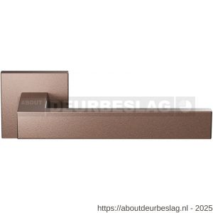 GPF Bouwbeslag Anastasius GPF1308.A2-02R Zika deurkruk op vierkant rozet 50x50x8 mm Bronze blend - R21016579 - afbeelding 1