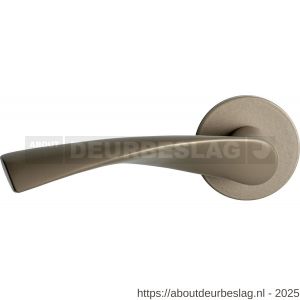 GPF Bouwbeslag Anastasius GPF1340.A4-00 L Kino deurkruk gatdeel op rond rozet 50x8 mm linkswijzend Champagne blend - R21010065 - afbeelding 1