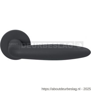 GPF Bouwbeslag Entree GPF135VRAS Sigaar model deurkruk op rozet 53x6 mm antraciet - R21009210 - afbeelding 1