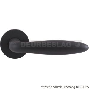 GPF Bouwbeslag Entree GPF135VRASR Sigaar model deurkruk gatdeel op rozet 53x6 mm rechtswijzend antraciet - R21010068 - afbeelding 1