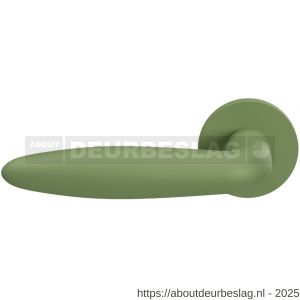 GPF Bouwbeslag Urban Jungle GPF135VRU3L Pepe deurkruk gatdeel op rozet 53x6 mm linkswijzend Leaf - R21008822 - afbeelding 1