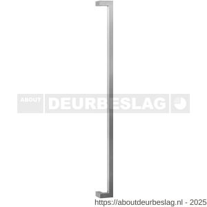 GPF Bouwbeslag RVS GPF9702.09.1200 deurgreep GPF14 verkropt 30x30x1200/1170 mm RVS geborsteld met enkel- en dubbelzijdige bevestiging - R21011564 - afbeelding 1