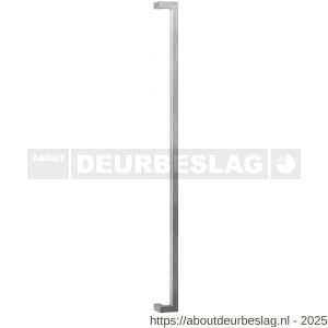 GPF Bouwbeslag RVS GPF9702.09.1400 deurgreep GPF14 verkropt 30x30x1400/1370 mm RVS geborsteld met enkel- en dubbelzijdige bevestiging - R21011565 - afbeelding 1