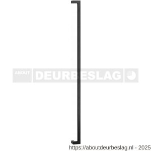 GPF Bouwbeslag ZwartWit GPF9702.61.1600 deurgreep GPF14 verkropt 30x30x1600/1570 mm zwart met enkel- en dubbelzijdige bevestiging - R21011571 - afbeelding 1