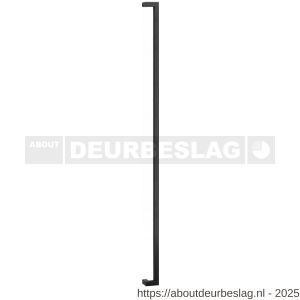 GPF Bouwbeslag ZwartWit GPF9702.61.1800 deurgreep GPF14 verkropt 30x30x1800/1770 mm zwart met enkel- en dubbelzijdige bevestiging - R21011572 - afbeelding 1
