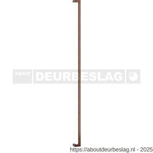 GPF Bouwbeslag Anastasius GPF9702.A2 deurgreep GPF14 verkropt 30x30x2000/1970 mm Bronze blend met enkel- en dubbelzijdige bevestiging - R21011588 - afbeelding 1