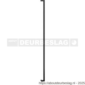 GPF Bouwbeslag ZwartWit GPF9702.61.2000 deurgreep GPF14 verkropt 30x30x2000/1970 mm zwart met enkel- en dubbelzijdige bevestiging - R21011573 - afbeelding 1