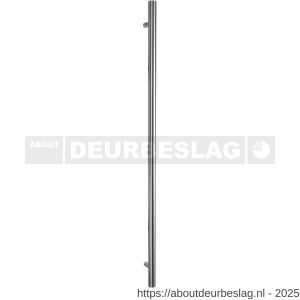 GPF Bouwbeslag RVS GPF9651.09 deurgreep GPF16 20x350/250 mm RVS geborsteld met enkel- en dubbelzijdige bevestiging - R21003334 - afbeelding 1