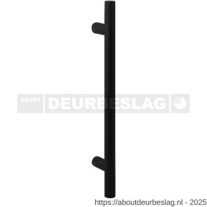 GPF Bouwbeslag ZwartWit GPF8651.61 deurgreep GPF16 20x350/250 mm zwart met enkel- en dubbelzijdige bevestiging - R21003310 - afbeelding 1