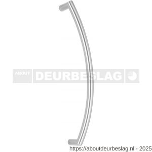 GPF Bouwbeslag RVS GPF9680.09 deurgreep GPF17 20x420/400 mm RVS geborsteld met enkel- en dubbelzijdige bevestiging - R21003368 - afbeelding 1