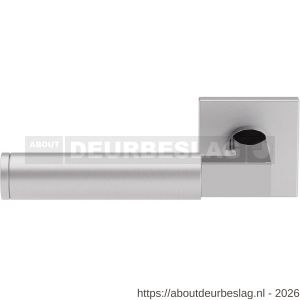 GPF Bouwbeslag RVS GPF2080.02L/R Kuri Duo deurkruk gatdeel op vierkant rozet geborsteld 50x50x8 mm links-rechtswijzend RVS gepolijst - R21013856 - afbeelding 1