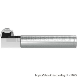GPF Bouwbeslag RVS GPF2080 Kuri Duo deurkruk RVS gepolijst-RVS geborsteld - R21002649 - afbeelding 1