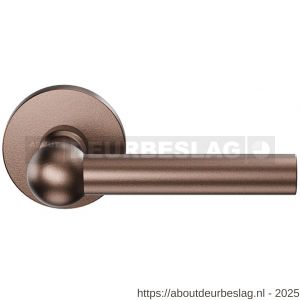 GPF Bouwbeslag Anastasius GPF3040.A2-00 GPF3040.A2 Hipi deurkruk gatdeel links-rechtswijzend 50x8 mm op rond rozet Bronze blend - R21013897 - afbeelding 1