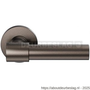 GPF Bouwbeslag Anastasius GPF3042.A1-00 Hipi Deux+ deurkruk 105,5 mm op rond rozet 50x8 mm Dark blend - R21010634 - afbeelding 1