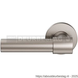 GPF Bouwbeslag Anastasius GPF3042.A3-00 L/R Hipi Deux+ deurkruk gatdeel 105,5 mm op rond rozet 50x8 mm links-rechtswijzend Mocca blend - R21010107 - afbeelding 1