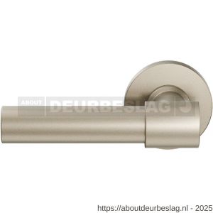 GPF Bouwbeslag Anastasius GPF3042.A4-00 L/R Hipi Deux+ deurkruk gatdeel 105,5 mm op rond rozet 50x8 mm links-rechtswijzend Champagne blend - R21010108 - afbeelding 1