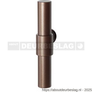 GPF Bouwbeslag Anastasius GPF3046.A2 L/R Hipi Deux kruiskruk gatdeel 103 mm links-rechtswijzend Bronze blend - R21010558 - afbeelding 1