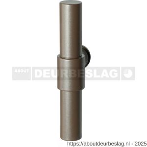 GPF Bouwbeslag Anastasius GPF3046.A3 L/R Hipi Deux kruiskruk gatdeel 103 mm links-rechtswijzend Mocca blend - R21010559 - afbeelding 1